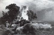 Carl Friedrich Lessing Belagerung oil painting
